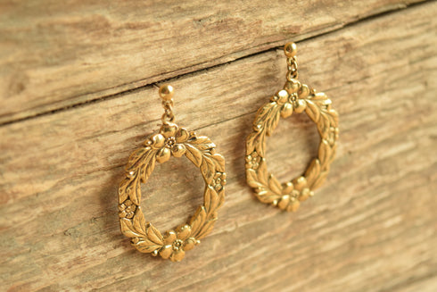 Floral Drop Earrings